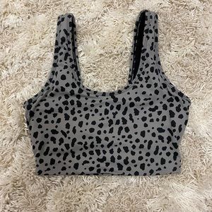 Balance Athletica Sports Bra-S-Snow Leopard